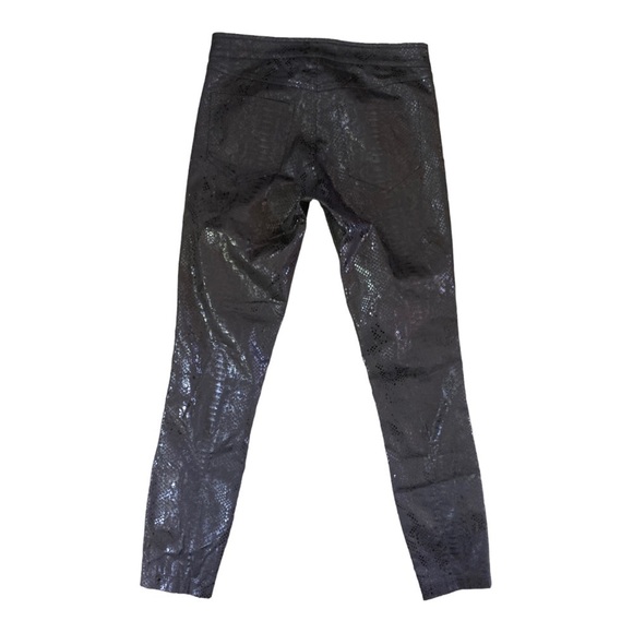 Lola & Sophie Snake Print Black Skinny Pants - Picture 3 of 12